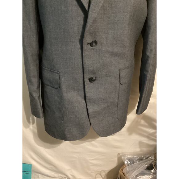 1127 Shefford by Anderson Little Suit Jacket Gray Chest 23" Length 29" Shldr 17" - Picture 4 of 4
